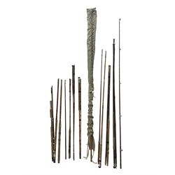 Collection of split cane and similar par