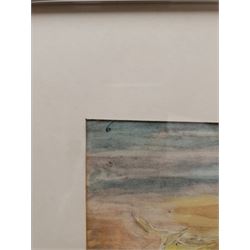 English School (Early 20th century): 'Ode on a Distant Prospect [of Eton College]', typewritten poem surrounded by a hand-coloured print of mythical figures unsigned 40cm x 32cm