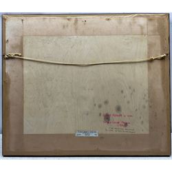 Victoria Louise French (British 20th Century): 'Elderflower in Vase', watercolour signed, titled and dated 1972 verso 28cm x 38cm; Judy Smith (British 20th Century): Poppies Blooming, watercolour signed 39cm x 29cm