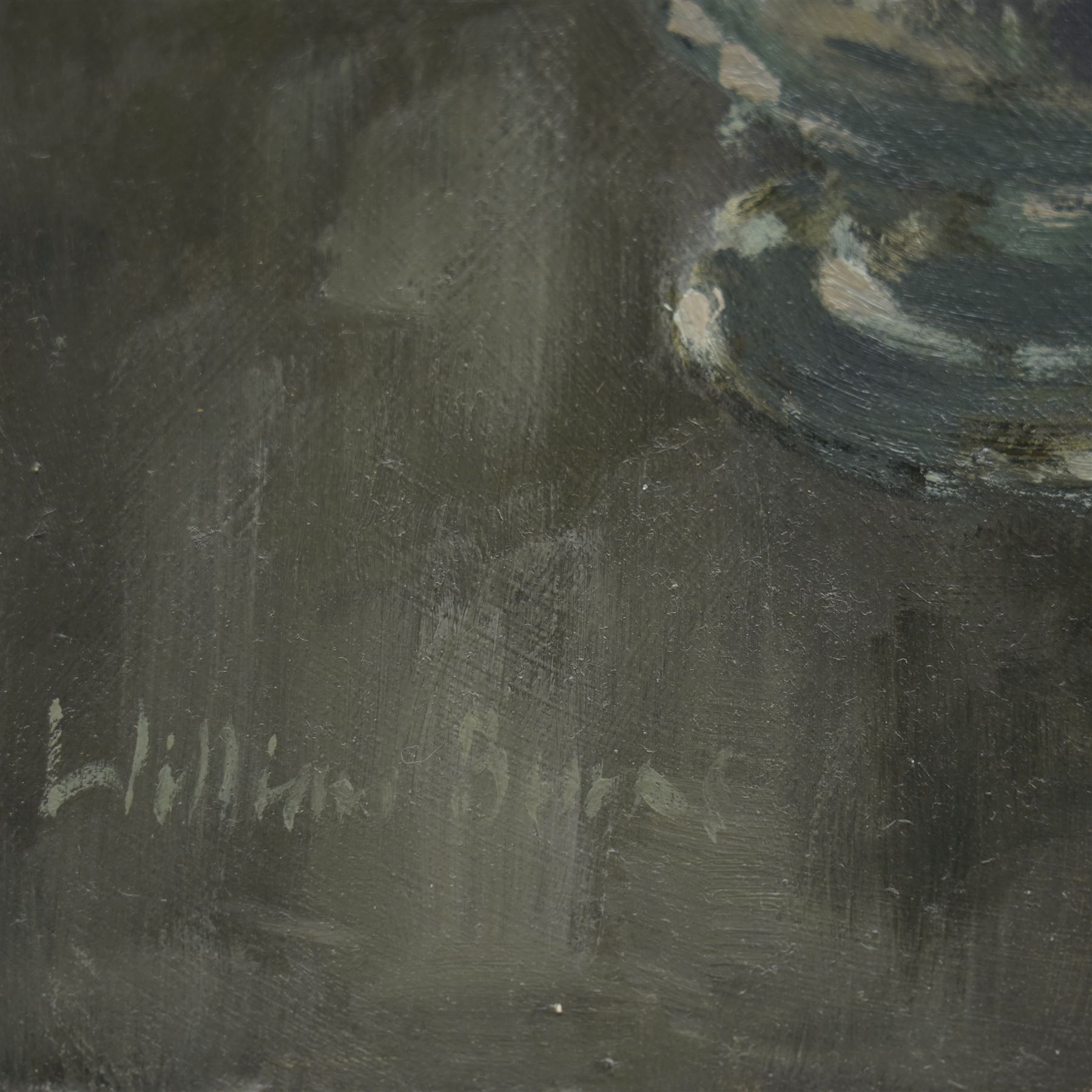 William Burns (Northern British 1923-2010): 'Still Life - Rose', oil on board signed, titled verso 34cm x 27cm (unframed)
Provenance: Direct from the family of the artist. 
Notes: Born in Sheffield in 1923, William Burns RIBA FSAI FRSA studied at the Sheffield College of Art before the outbreak of the Second World War, during which he helped illustrate the official War Diaries for the North Africa Campaign, and was elected a member of the Armed Forces Art Society. On his return, he studied architecture at Sheffield University and later ran his own successful practice, being a member of the Royal Institute of British Architects. However, painting had always been his self-confessed 'first love', and in the 1970s he gave up architecture to become a full-time artist, having his first one-man exhibition in 1979.