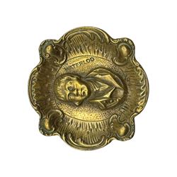 Waterloo Relics musket ball from the Waterloo battlefield with printed certificate, together with Waterloo brasses etc