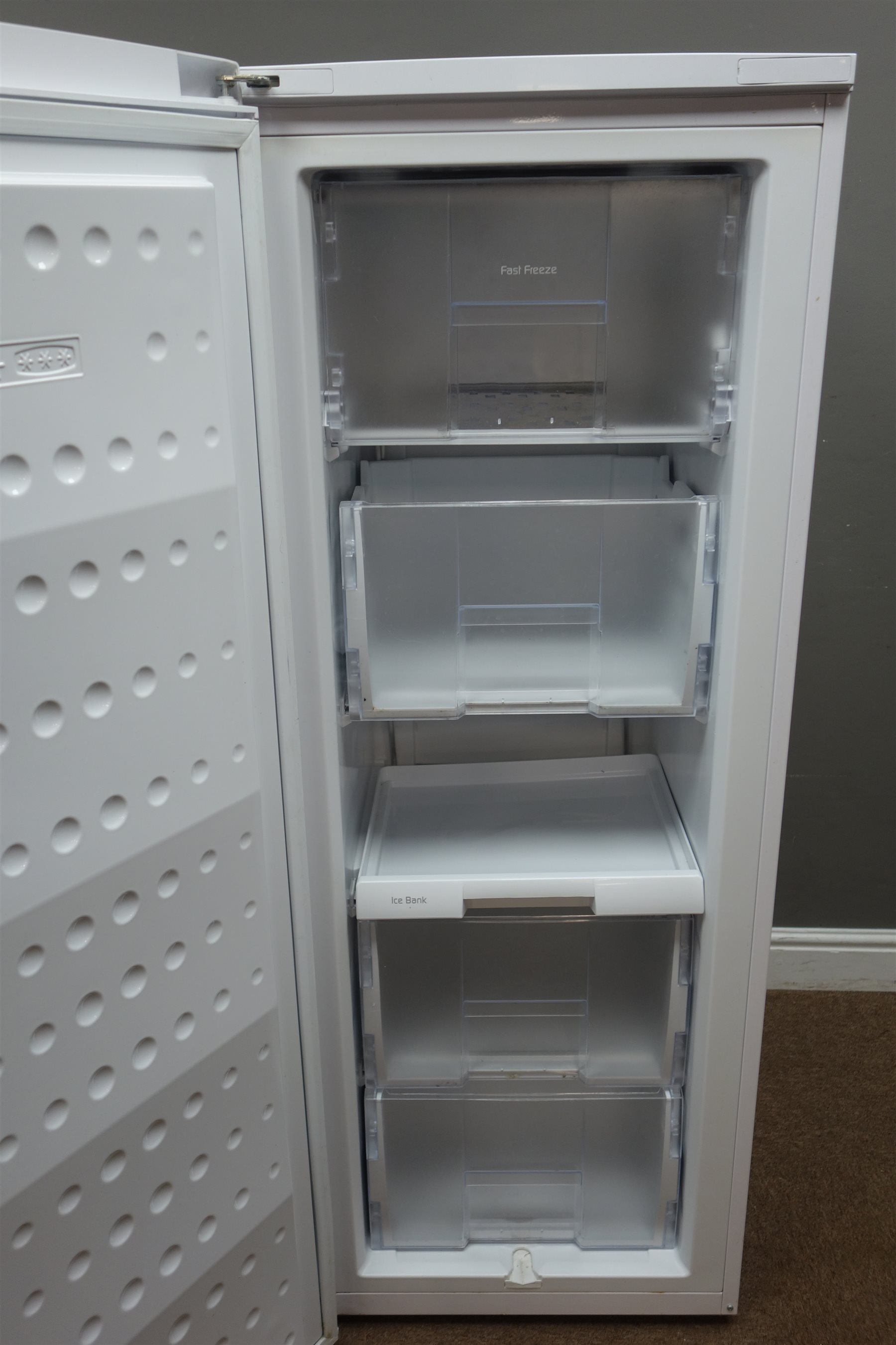 Beko AClass upright freezer, W55cm (This item is PAT tested 5 day