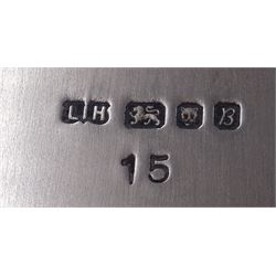 Modern limited edition silver salver, celebrating the achievements of Grundy, champion racehorse of 1975, each of circular form with gadrooned rim and plaque to centre depicting jockey mounted upon Grundy, designed by Stuart Devlin, limited edition no. 15/500, hallmarked London 1976, makers mark LH, D23cm, within silver lined fitted box and limited edition certificate 