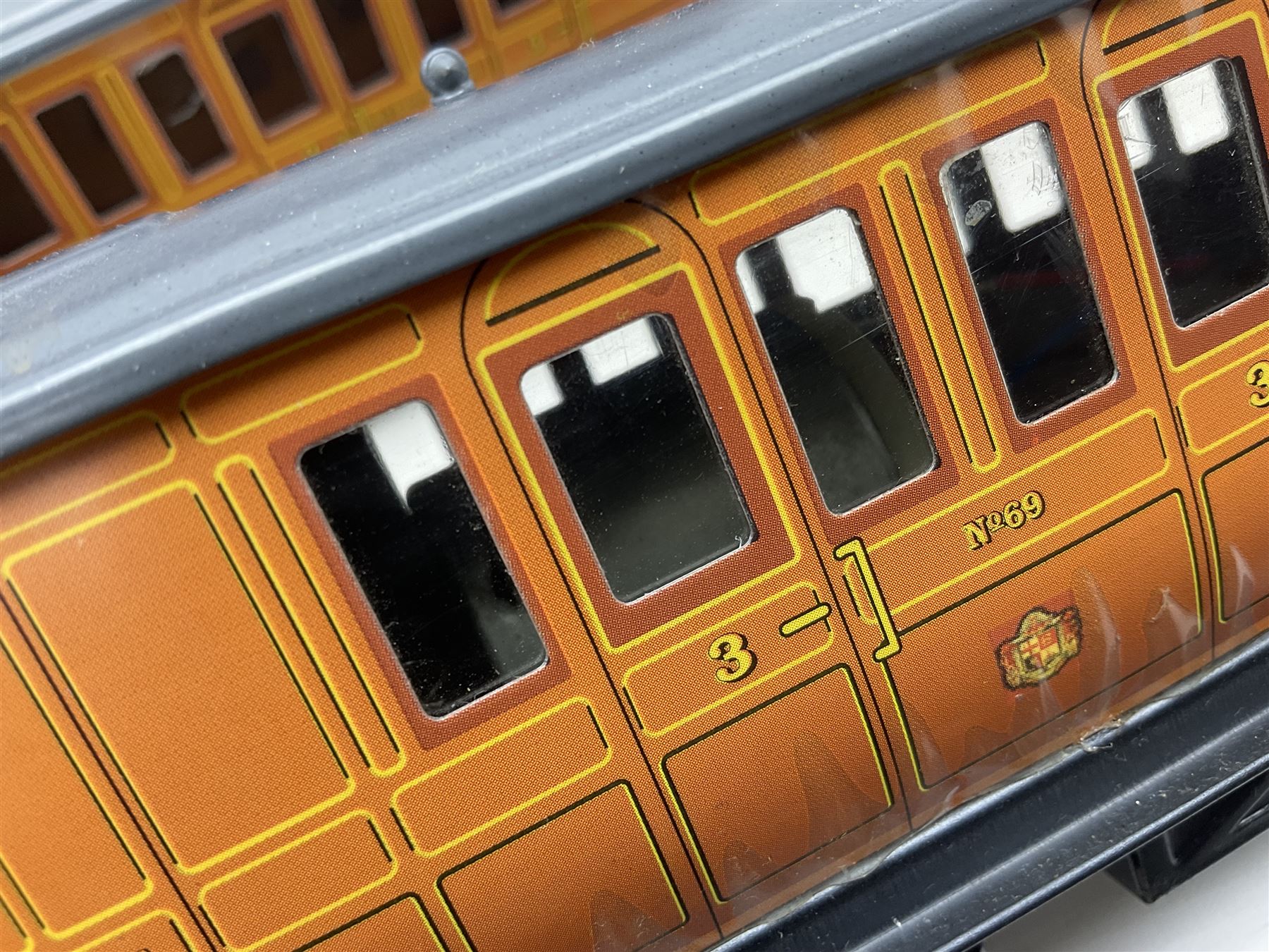 Ace Trains '0' gauge - EMU/MET four-car electric multiple unit with teak finish; boxed with instructions