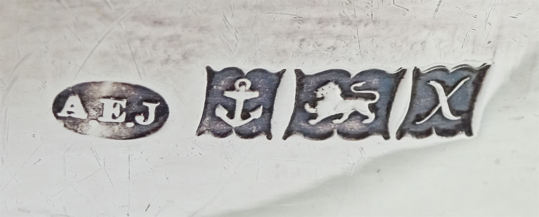 Pair of  Edwardian silver specimen vases by Thomas Fattorini, Birmingham 1902, one other by P H Vogel & Co, Birmingham 1970 and a silver coin dish set with a commemorative nickel crown