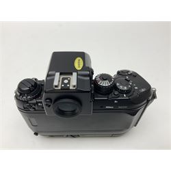 Nikon F4 camera body, serial no. 2467020, with Nikon MB-21 battery pack