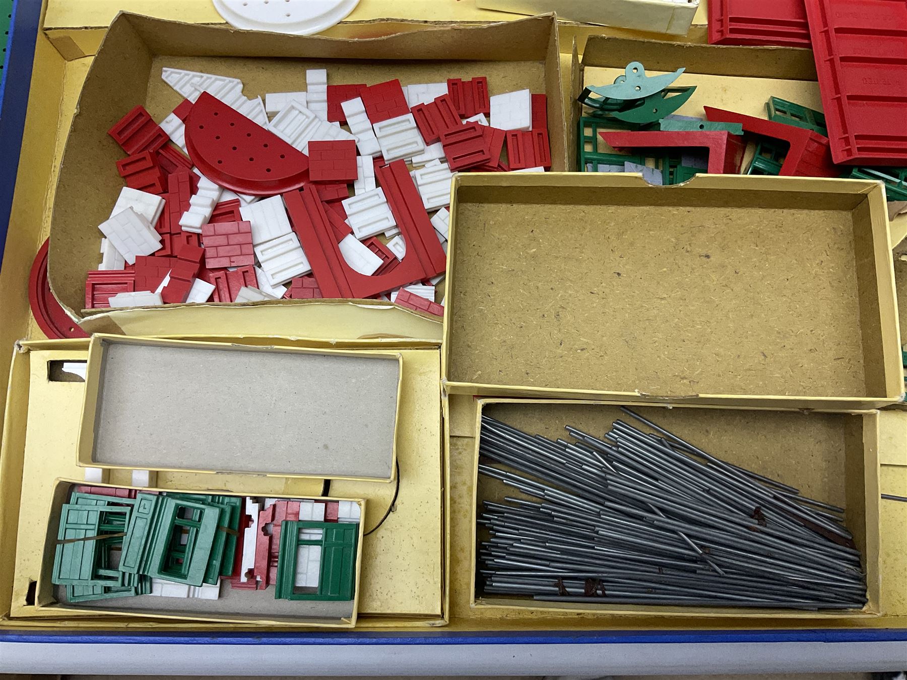 Three Bayko Building Sets comprising No.1 with Nos.2x & 3x Converting Sets; together with Subbuteo Table Football game containing two teams; all boxed (4)