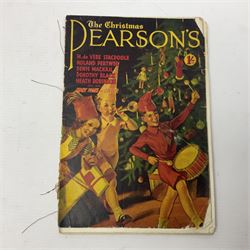 Pearson's Christmas magazine December 1973 and a bound volume of Pearson's Magazine Jan-June 1896