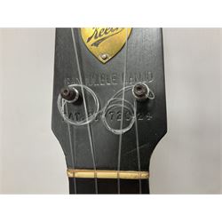 Keech 1920's four string model C Banjulele in its original case