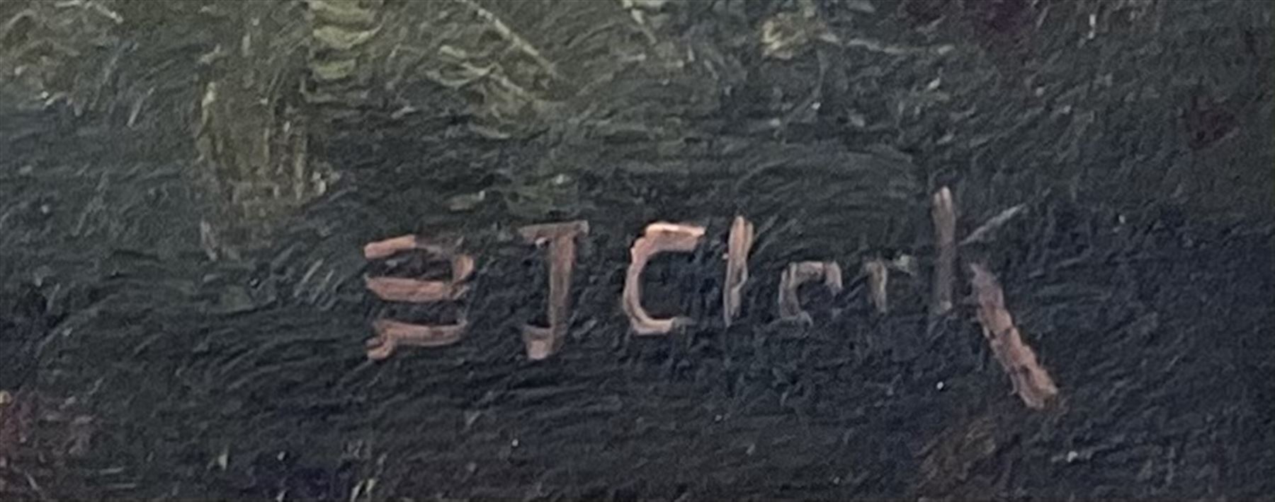 Samuel Joseph Clark (British 1834-1912): Sheep in Landscape, oil on canvas signed 29cm x 38cm