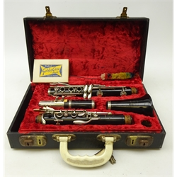  Boosey & Hawkes of London Regent clarinet in fitted hard case, no. 276466  