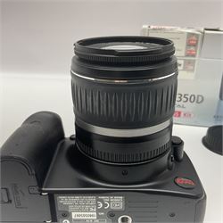 Canon EOS Digital Rebel camera body, serial no. 1960505067, with 'Canon Zoon EF-S 18-55mm 1:3.5-5.6 II' lens, in original box 