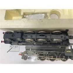 Hornby ‘00’ gauge - three ‘weathered’ locomotives comprising Class 8F 2-8-0 locomotive no.48062 in BR black; Class 9F 2-10-0 locomotive no.92151 in BR black; Class 5MT 4-6-0 locomotive no.44781 in BR black; in original boxes (3) 