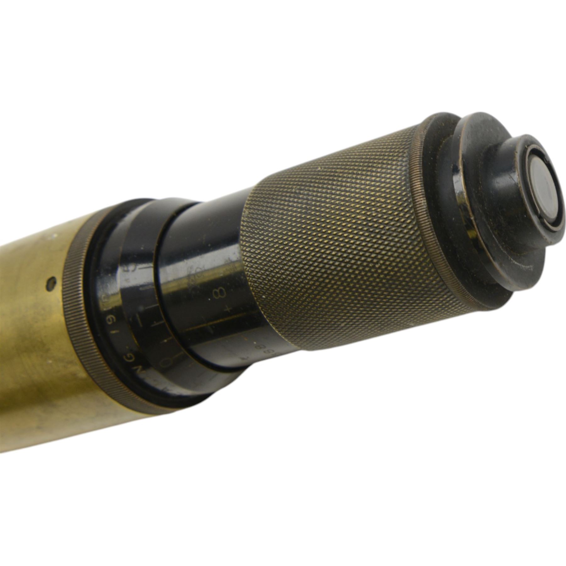  Ottway & Co military sighting scope in a case inscribed 'W.Ottway & Co Ltd 1916 Power 6', together with another Ottoway sighting scope 