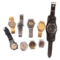 Collection of twenty-nine automatic and manual wind Russian wristwatches including Luch, Poljot, Boctoc and Slava, pocket watch and stopwatch