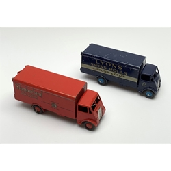 Dinky - two Guy Vans No.514 for Slumberland Mattresses and Lyons Swiss Rolls, both boxed (2)