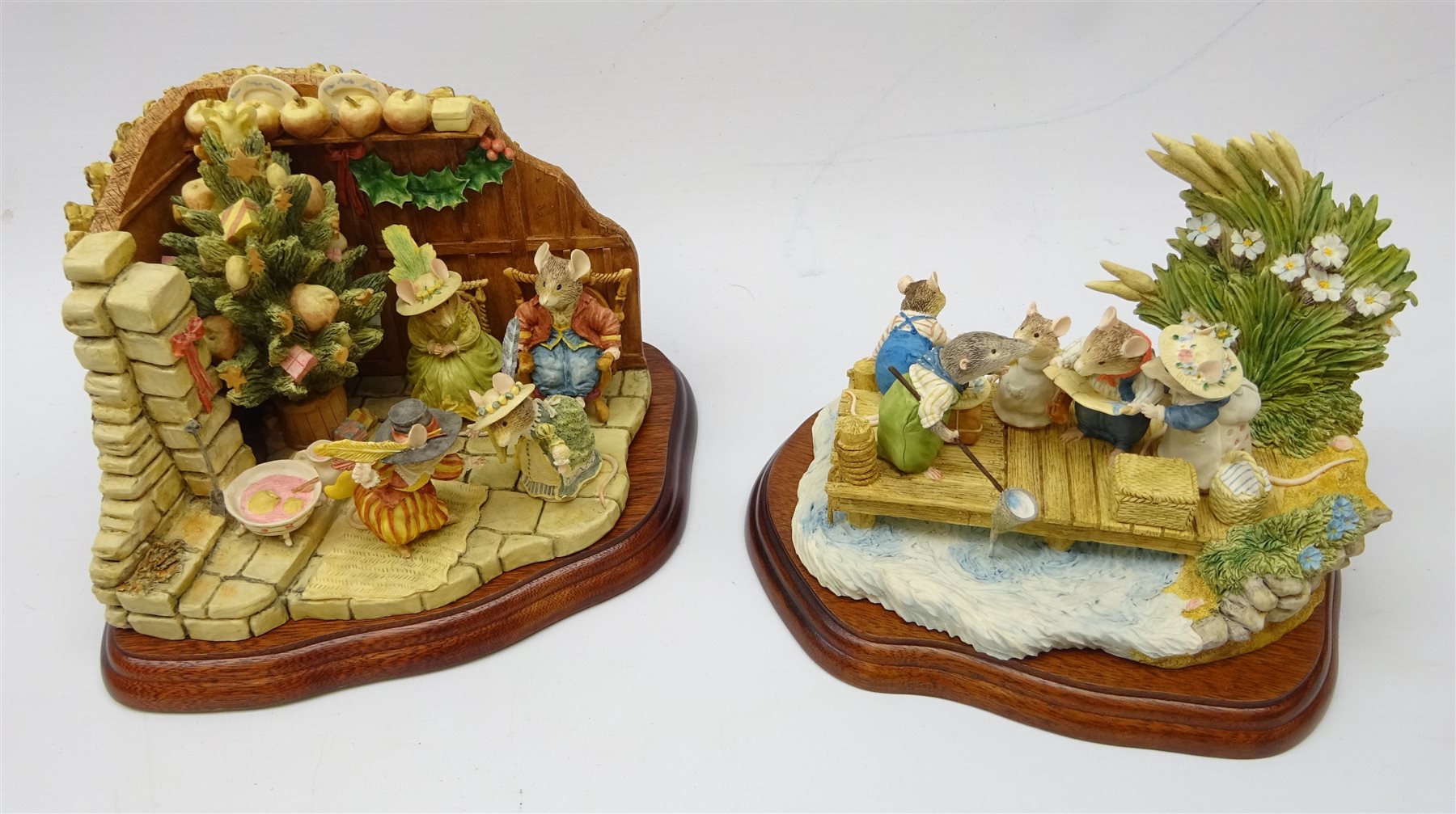 Two Border Fine Arts limited edition Brambly Hedge Tableau 'Sea Story