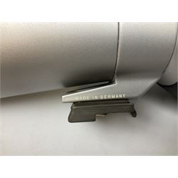 Leica APO-Televid 77 Spotting Scope,chrome, serial no. 2050411, with Manfrotto tripod, serial no. 190NAT2