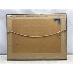 Keith Andrew (British 20th Century): 'Amlwch Port' Wales, trial proof etching with aquatint signed and titled, 30cm x 44cm 