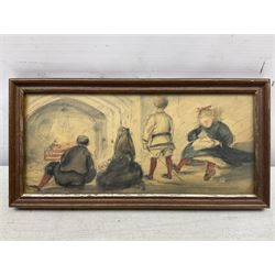 Attrib. Sarah Adelaide Hudson (neé Brereton) (British 19th Century): Scenes from Victorian Yorkshire, collection of watercolours and artists notebooks dating from c1870, including scenes from Longcroft Hall near Beverley - The Family Home (boxed) (approx. 24) 
Notes: Sarah was the sister of artist Caroline Brereton (British 1827-1882).