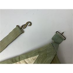 Collection of Masonic items, to include silver WWI 1914-1918 commemorative medallion named 'Bro J. Thompson No. 3458, hallmarked Birmingham 1923, silver and enamelled Masonic Steward medallion hallmarked Birmingham Spencer & Co, 1922, Masonic apron etc