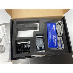 Edirol by Roland boxed 24 bit 96kHz wave MP3 recorder, boxed Rode microphone and Logitech keyboard and mouse etc