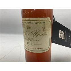 Chateau D' Yquem, 1970, Lur Saluces, unknown contents and proof 