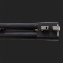 AYA 12 bore double trigger sidelock ejector, side by side double barrel shotgun with 71cm (28