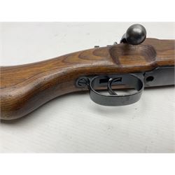 FIREARMS CERTIFICATE REQUIRED - BLANK FIRING Mauser 792 by 57 Mod.98 bolt action rifle marked BYF 41, re-proofed for .308 Winchester blank firing, with 61cm (24