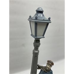 Lladro figure, The Lamp Lighter no 5205, with original box H47cm
