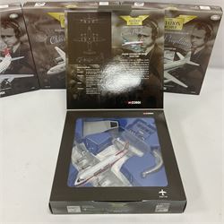 Corgi - Aviation Archive, eleven ‘Classic Propliners’ 1:144 scale models comprising Vickers Viscount models; 47601 700 Series British European Airways; 47602 Parcelforce; 47603 Continental Airlines; 47604 800 Series Lufthansa; 47605 700 Series British Eagle no.391/2900; 47606 806 Virgin Atlantic Airways; 47607 802 British European Airways; 47608 806 British Airways no.985/3000; 47609 836 British Midland Airways no.1530/2500; AA30501 800 Aer Lingus no.651/2100; AA30503 800 British Air Ferries no. 1131/2100; all boxed (11) 