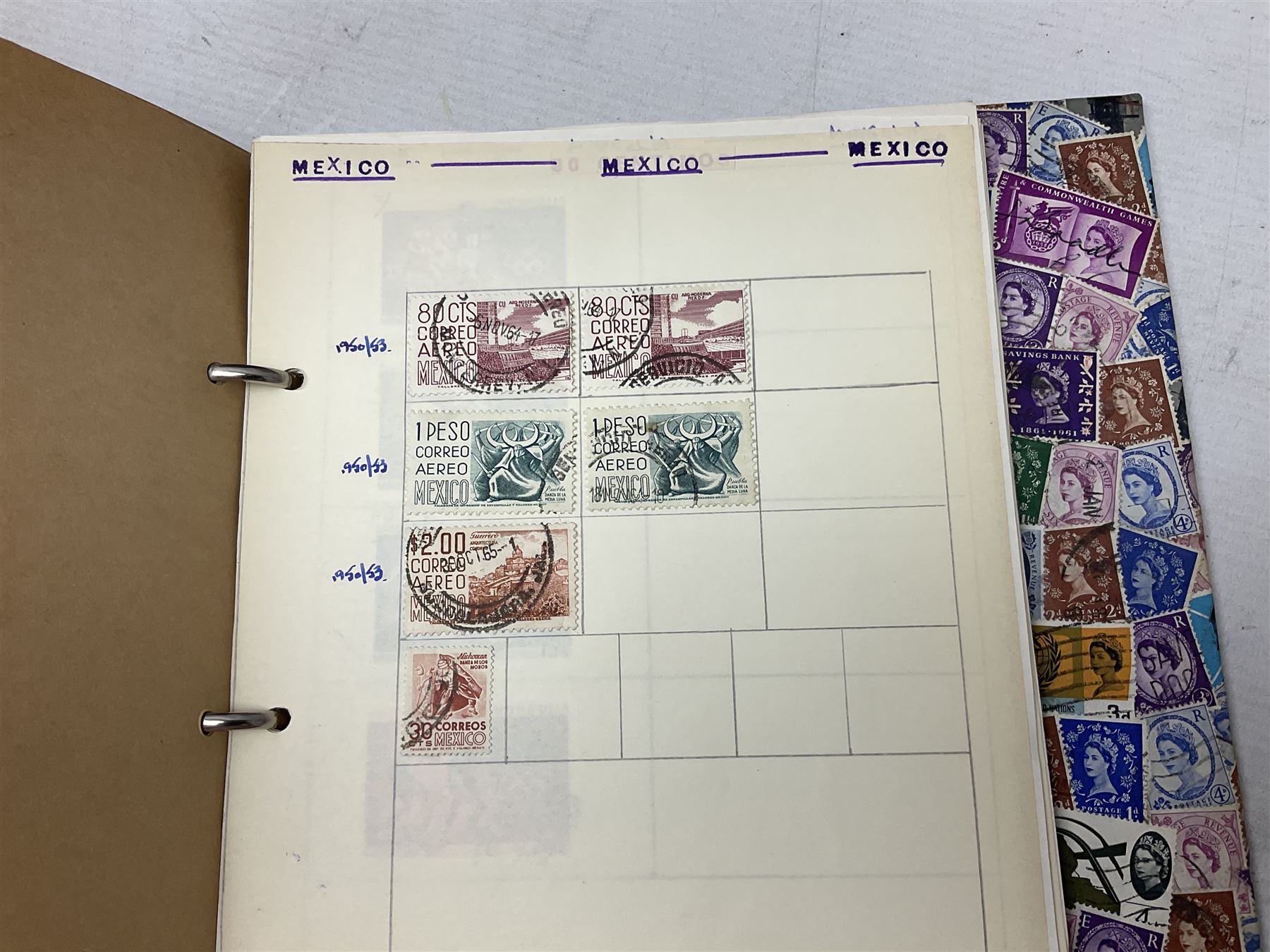Royal Mail Queen Elizabeth II mint stamps in presentation packs, three part filled Stanley Gibbons 'Great Britain Special Stamps' albums, World stamps including Aden, Angola, Argentina, Australia etc, in various albums, in one box