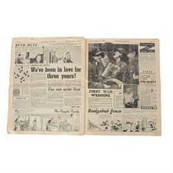 Daily Mirror 'First day of War' newspaper Monday 4th September 1939

