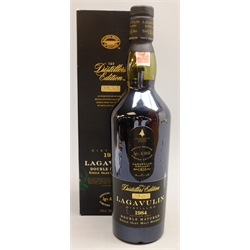  Lagavulin Distillers Edition Double Matured Single Islay Malt Whisky, distilled 1984, Special Release, ltd.ed. lgv. 4/468, 70cl, 43%vol, in carton, 1 bottle.  Provenance: Yorkshire Private Collector   