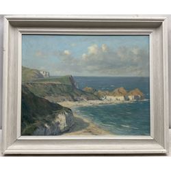 Walter Goodin (British 1907-1992): Thornwick Bay Flamborough, oil on board signed 39cm x 49cm