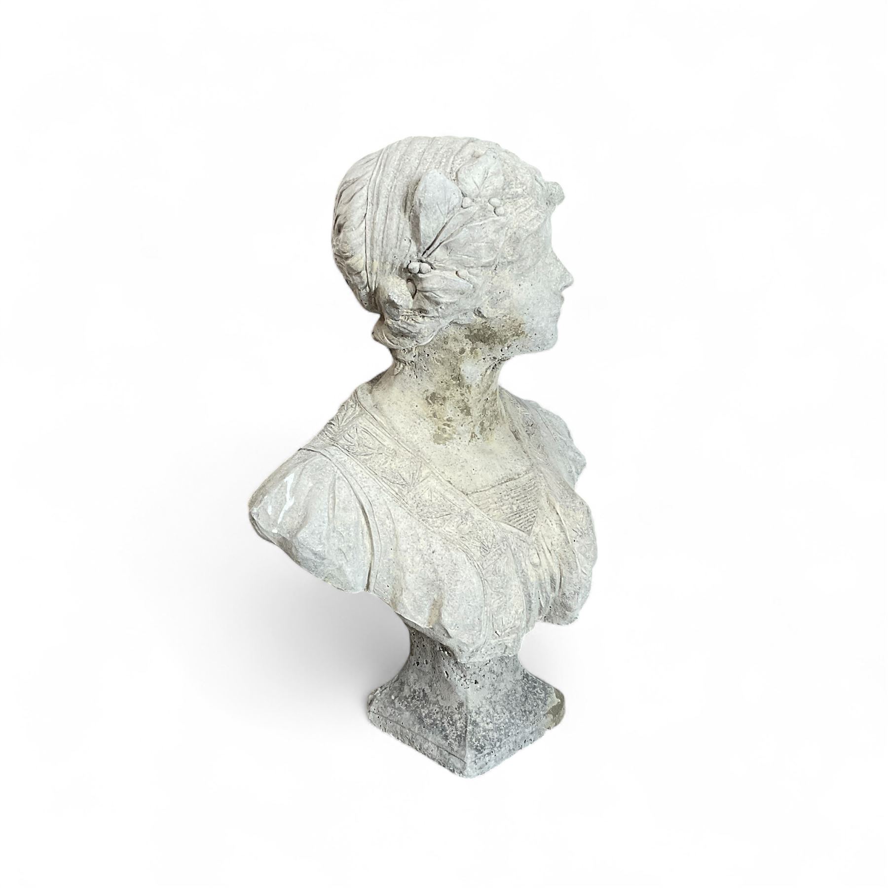 Cast stone Marie-anne statue