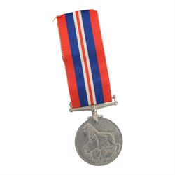 WWI medal pair, awarded to H.J Mayfield and WWII War medal, awarded to R L Mayfield, together with WWII medal pair awarded to L. Lazenby, two 1914-1915 stars, and WWI War medal all awarded to soldiers from York 