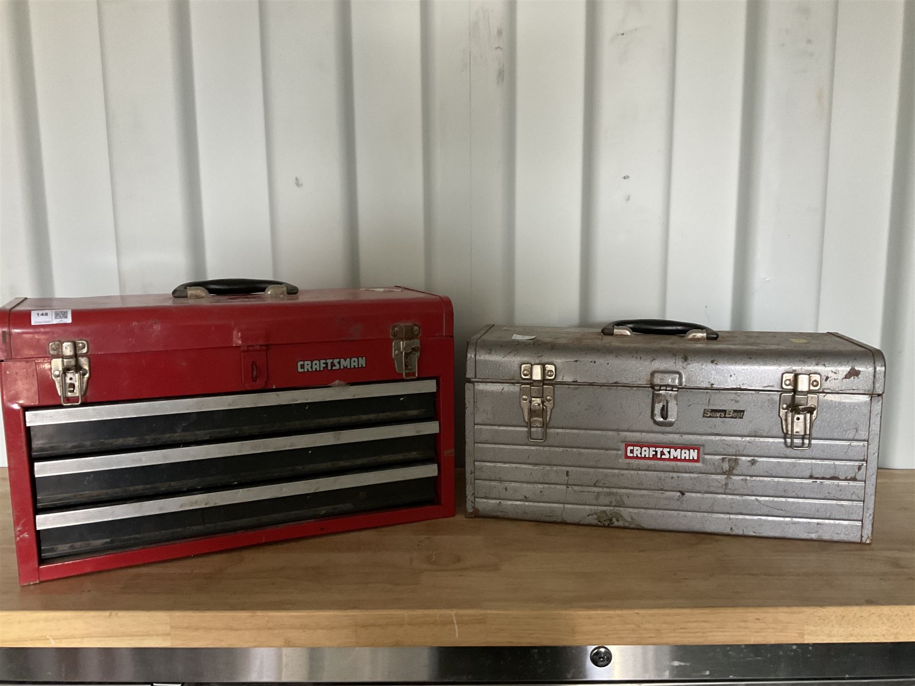 Two Craftsman toolboxes with tools such as sockets, Craftsman spanner sets and other  - THIS LOT IS TO BE COLLECTED BY APPOINTMENT FROM DUGGLEBY STORAGE, GREAT HILL, EASTFIELD, SCARBOROUGH, YO11 3TX