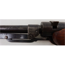  Webley Senior top lever air pistol No.1480 and a Foreign level action air pistol (2)  