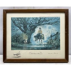 Norman Thelwell (British 1923-2004): The Hunt, set of six satirical limited edition prints each signed and numbered in pencil 28cm x 36cm (6)