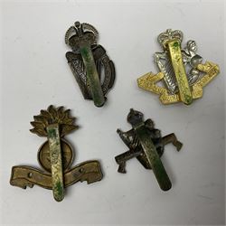 Small collection of Irish related medals, cap badges, buttons, political pin badges etc