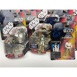 Star Wars - twenty-four carded figures including nineteen La Guerra De Las Galaxias La Guerre Des Etoiles; and five others; all in unopened blister packs (24)