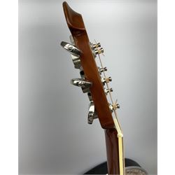 Ovation Ultra Series Model No.1512 electro acoustic guitar, 1980s/90s with textured black bowl back, natural spruce top and mahogany neck, serial no.232916 L104cm; in Hiscox Liteflite case with GuitarKes Workshop set-up and service certificate date October 2021
