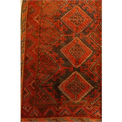  Tribal Gazak geometric design rug, 123cm x 113cm  