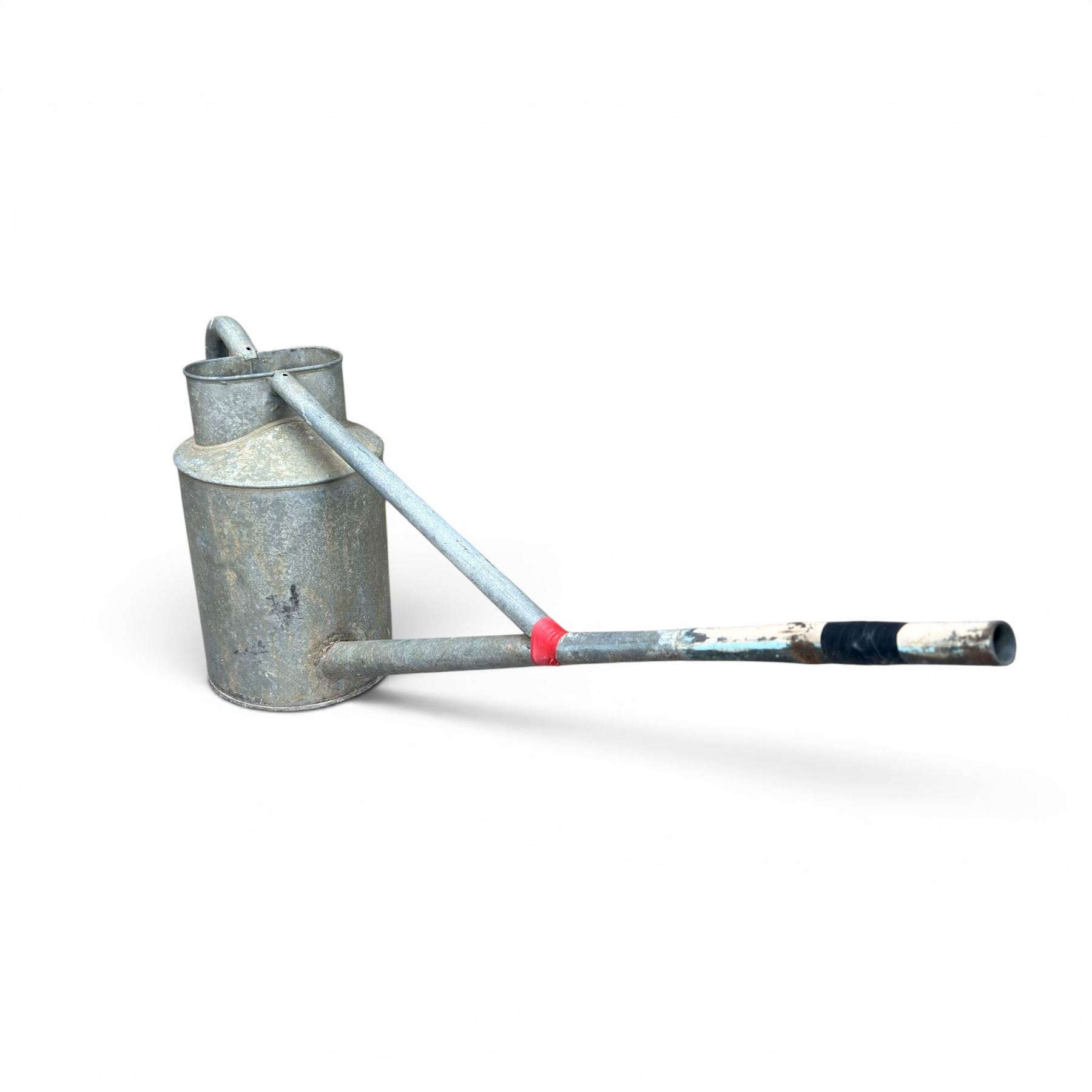 Eight early 20th century galvanised watering cans