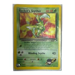 Collection of mainly vintage Pokemon cards including Charizard Base Set Holographic number 4/102 and two Ancient Mew 2000 promo cards, some housed within plastic wallets and some loose