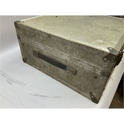 Pearl Musical Instruments Limited SS-101 amplifier No.7091 with integral flight case 48cm square