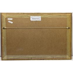 Harry Foster Newey (British 1858-1933): Snow Covered Cottages, oil on board signed 35cm x 63cm