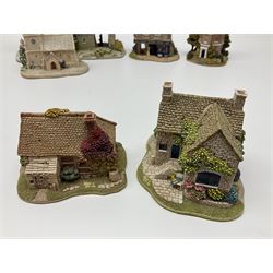 Fourteen Lilliput Lane, to include Bo-Peep Tea Rooms, Snowdon Lodge, The Great Equatorial, Big Ben in Winter, St Joseph's Church etc, all with original boxes and some with deeds 