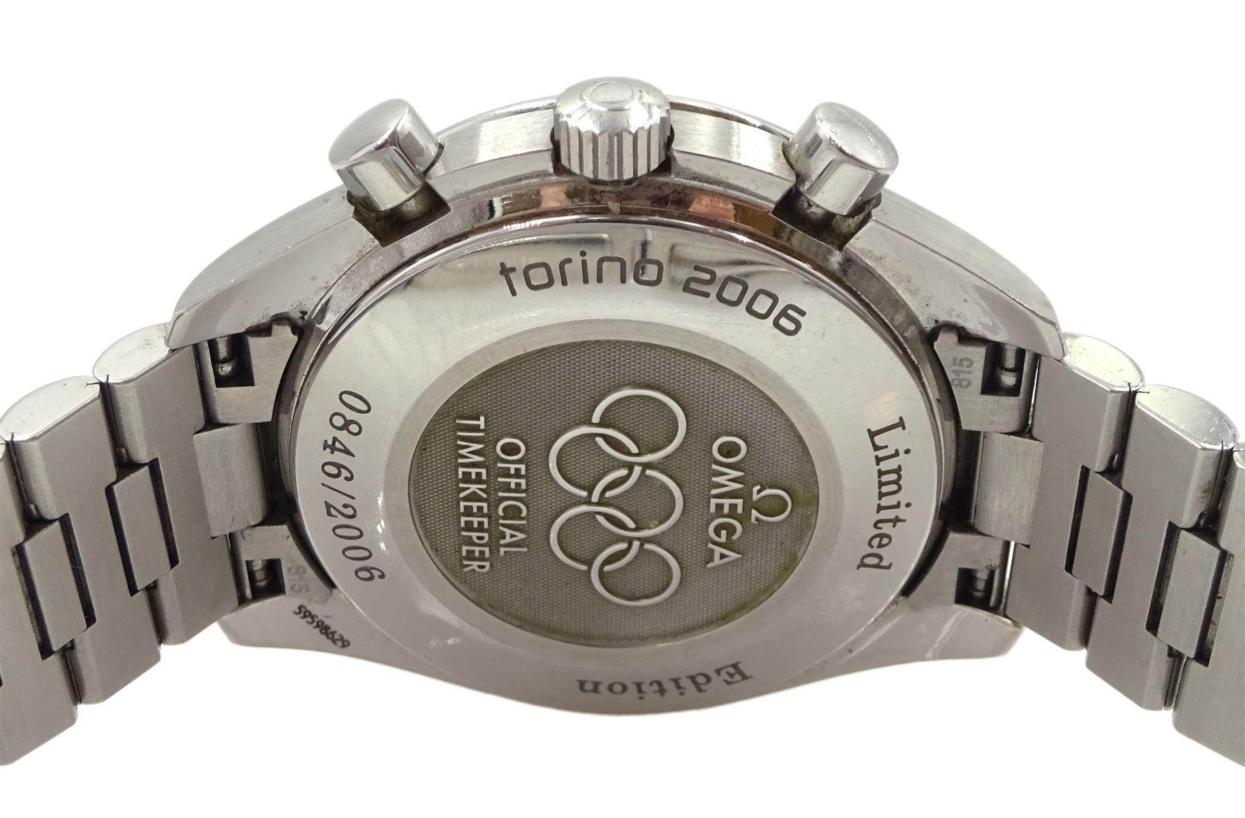 Omega Speedmaster Olympic Torino 2006 stainless steel automatic